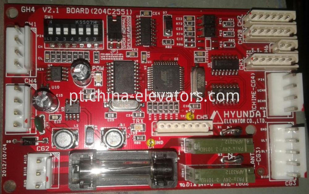 Signal Board 204C2551 for Hyundai Elevator STVF7